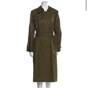 Nili Lotan Tanner trench coat in olive S